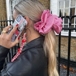 NWT String Ting Strawberry Sundae Phone Charm